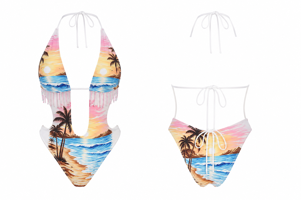 Malibu Barbie Fringe One-Piece