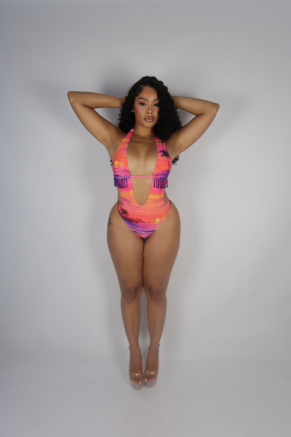 Miami Vice Fringe One-Piece