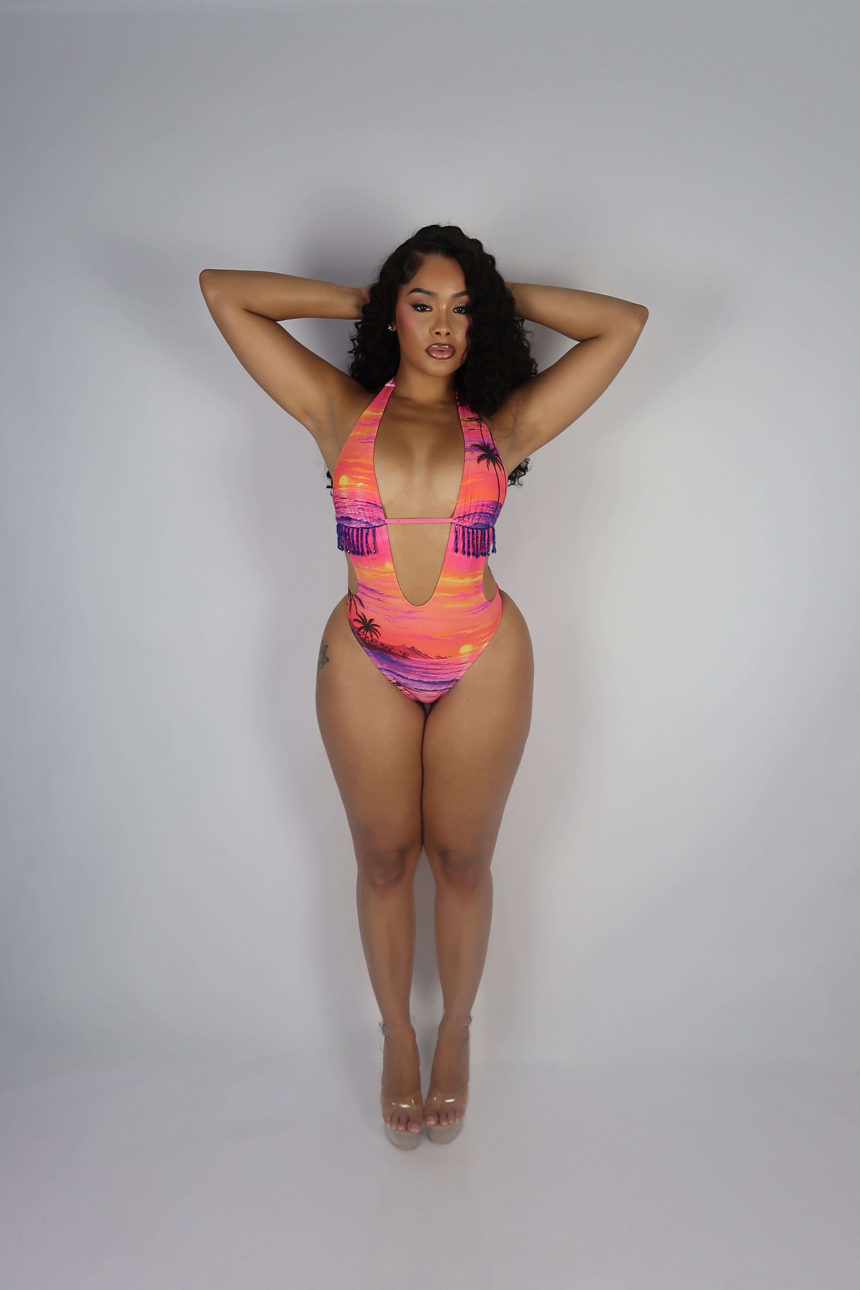 Miami Vice Fringe One-Piece