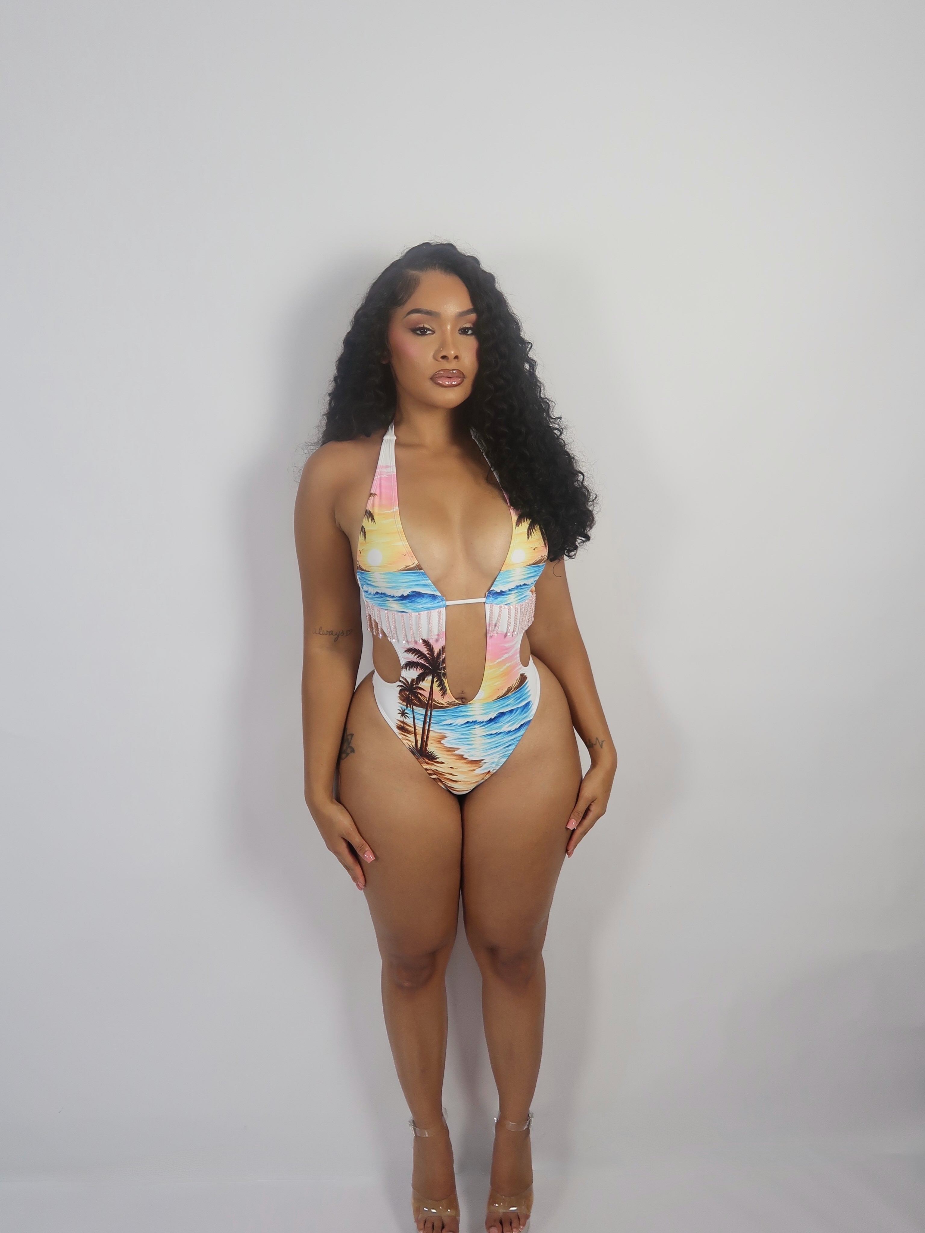 Malibu Barbie Fringe One-Piece