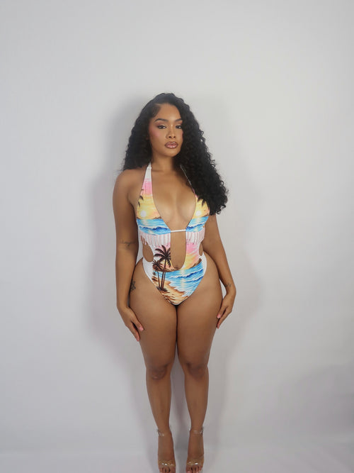 Malibu Barbie Fringe One-Piece